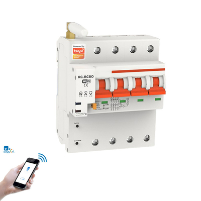 TUYA WiFi MCB RS485 Metering Electric Voltage Radio Mini Circuit Breaker Intelligent Automatic Timer 6KA Power Remote Control Monitoring